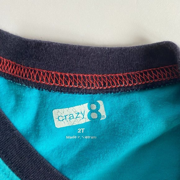 Crazy 8 Colourblock Tank Top Toddler Boy Size 2 - Picture 5 of 6